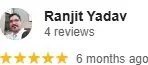 Ranjit Yadav, Student Review