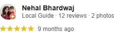 Nehal Bhardwaj, Student Review